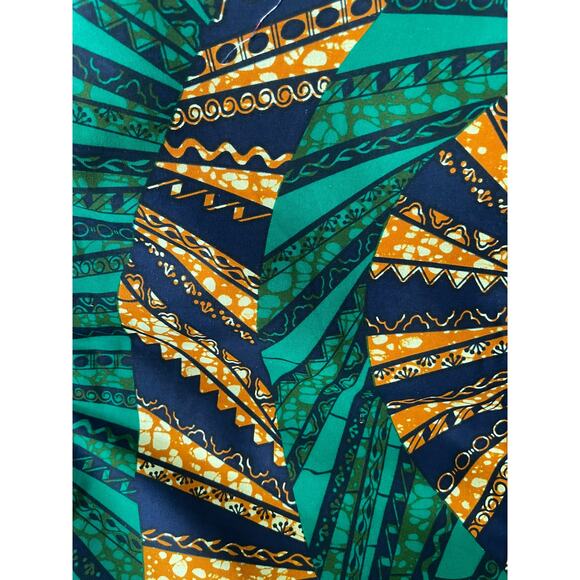 African fabric 6 yards Ankara print kente print Fabric for African attire - Picture 2 of 5